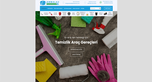 Ambalajcılar İçin Web Sitesi